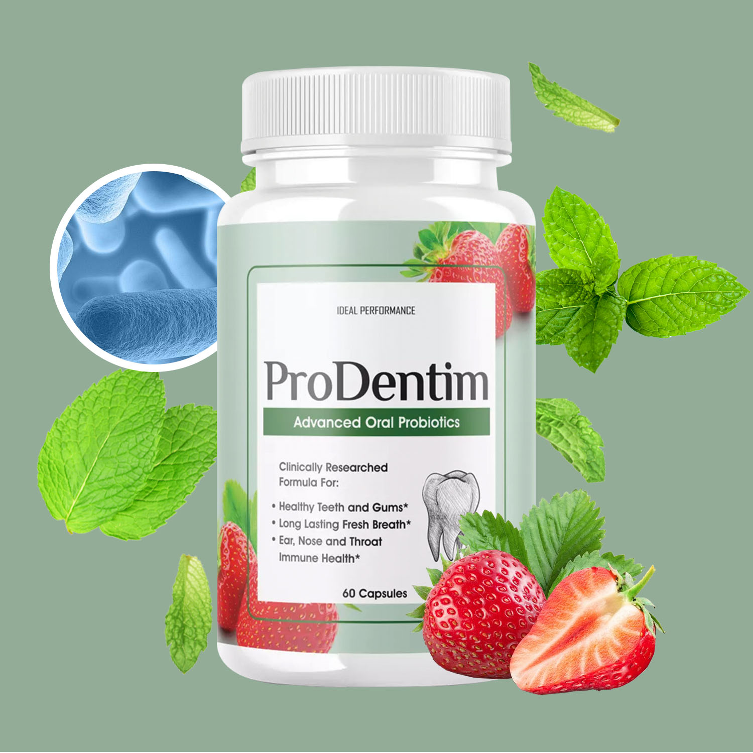 Teeth Whitening Enzymes - Probiotik Oral Canggih - Menyegarkan Nafas,