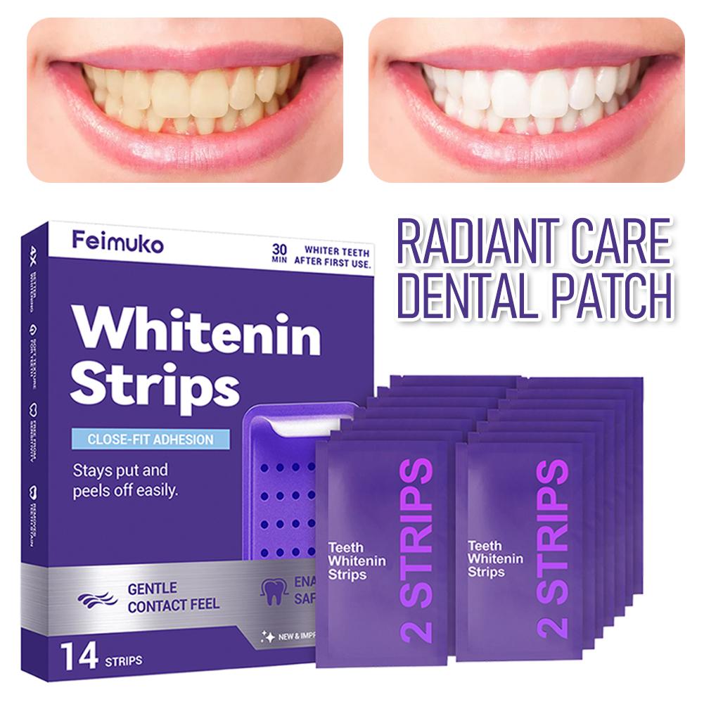 Teeth Whitening Strips Crest - Strip Pemutih Gigi Ungu, Perawatan Kebersihan