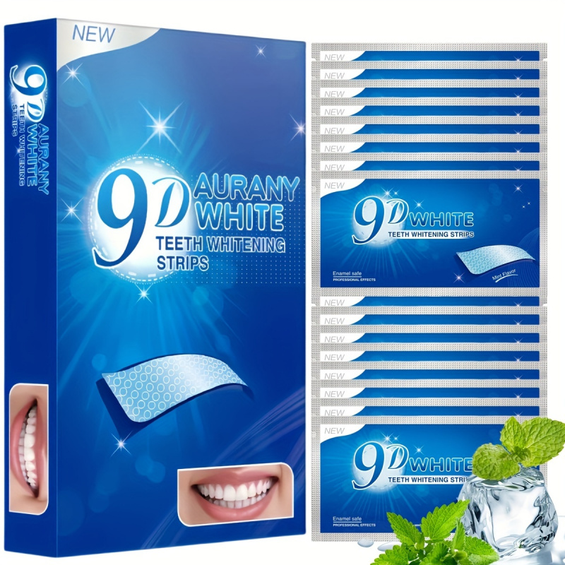 Teeth Whitening With Peroxide - 21 Pasang Strip Pemutih Gigi Putih
