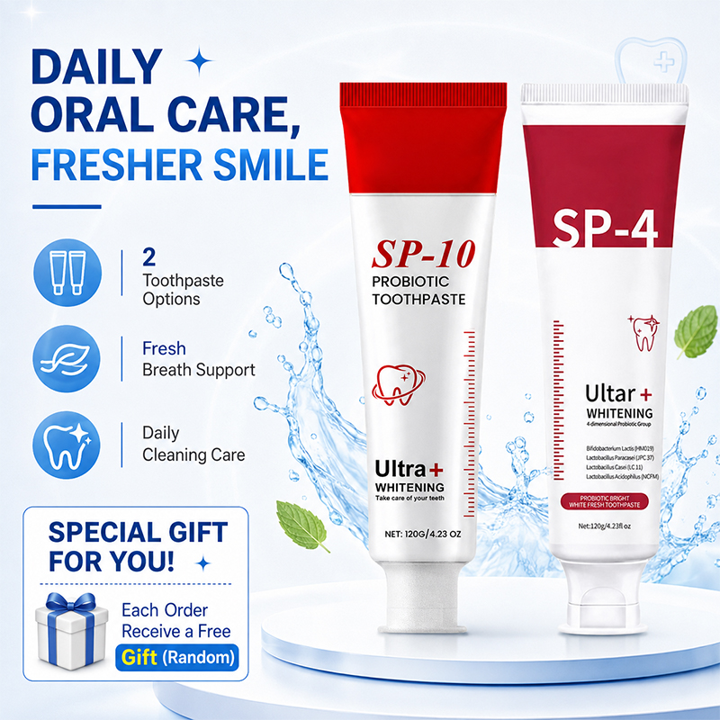 Teeth Whitening Enzymes - Set Pasta Gigi Pemutih Probiotik SP-10