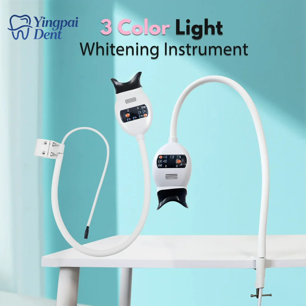 Teeth Whitening With Led Light - Lampu Pemutih Gigi LED 3 Warna