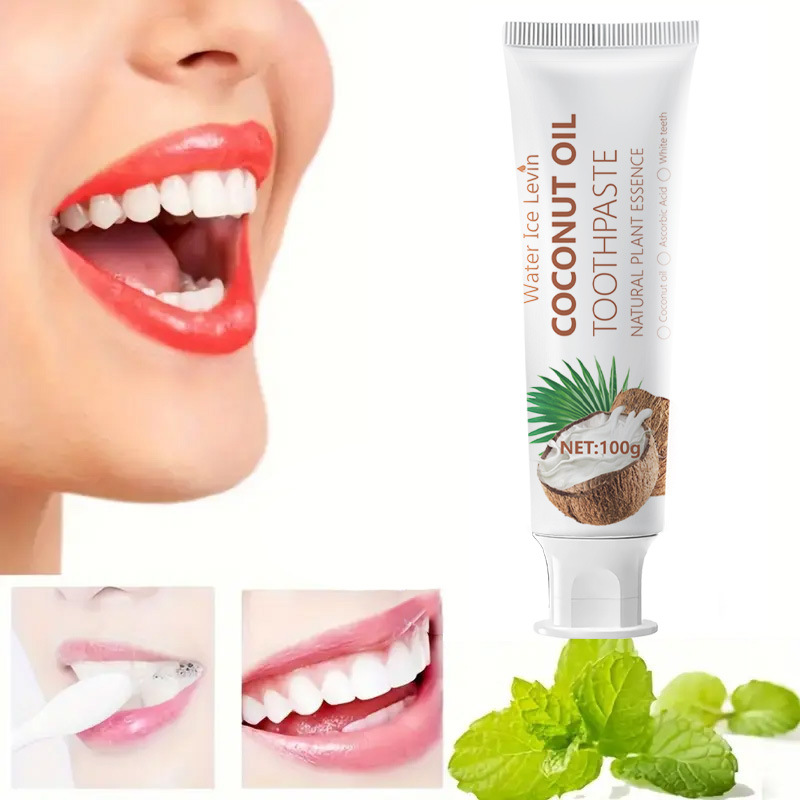 Teeth Whitening With Coconut Oil - Pasta Gigi Pemutih Minyak Kelapa 100g,