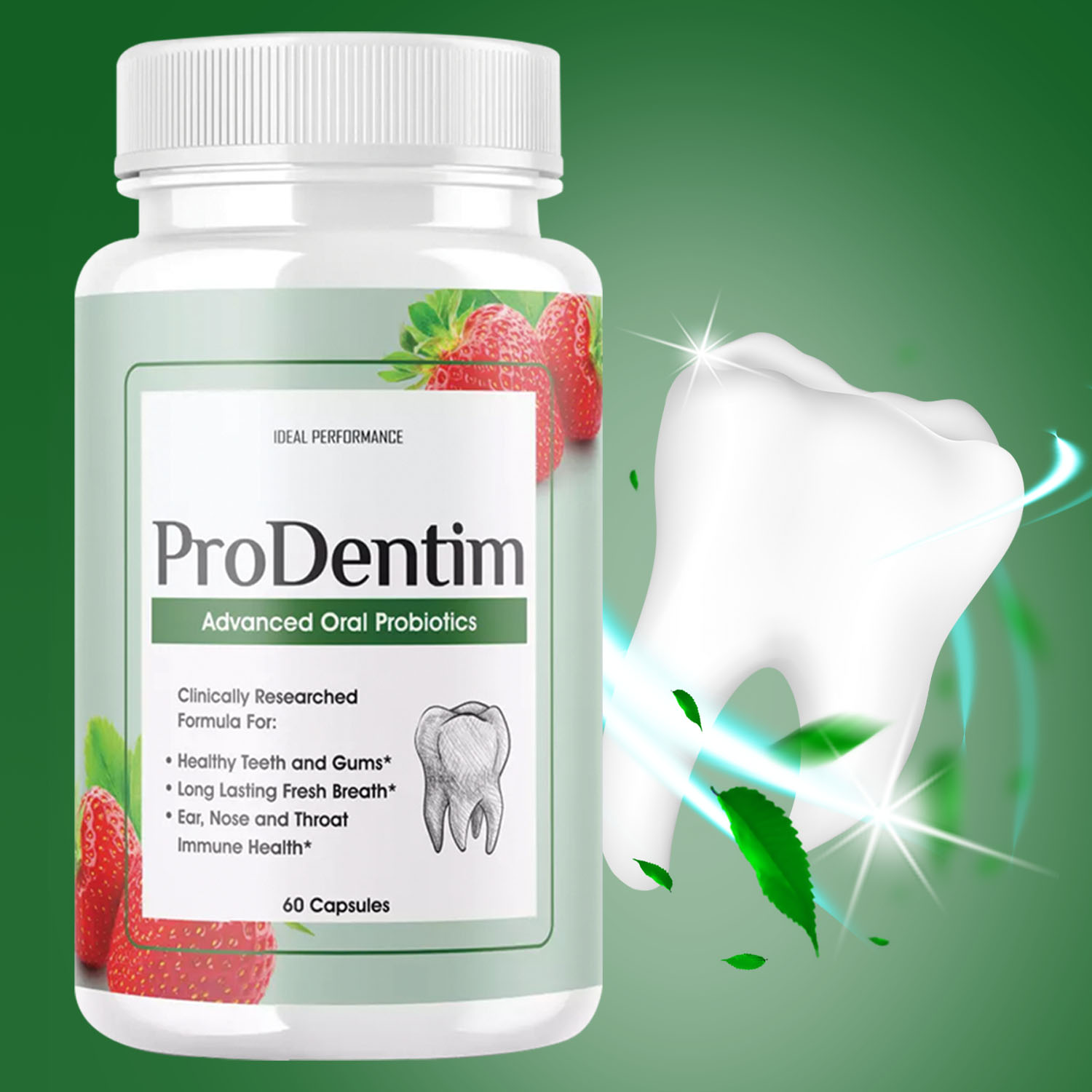 Teeth Whitening Enzymes - Probiotik Oral Canggih - Menyegarkan Nafas,