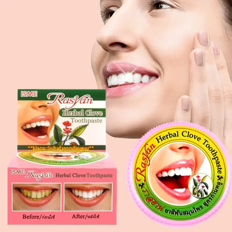 Teeth Whitening Groupon - Bubuk Gigi Cengkeh/Kelapa Thailand, Menghilangkan Noda,