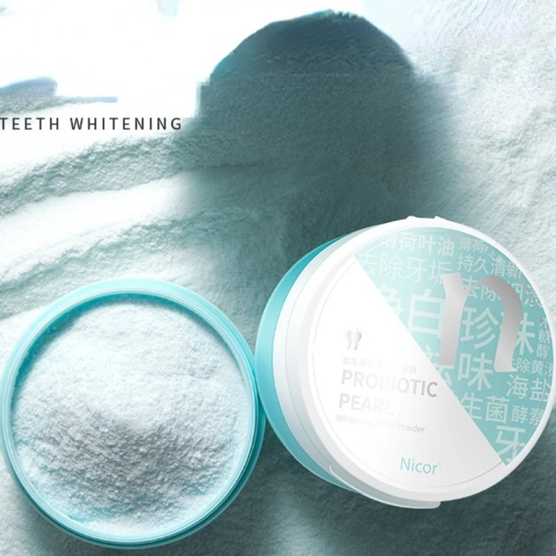 50G Bubuk Gigi untuk Mencegah  - Teeth Whitening Enzymes ulasan dan harga