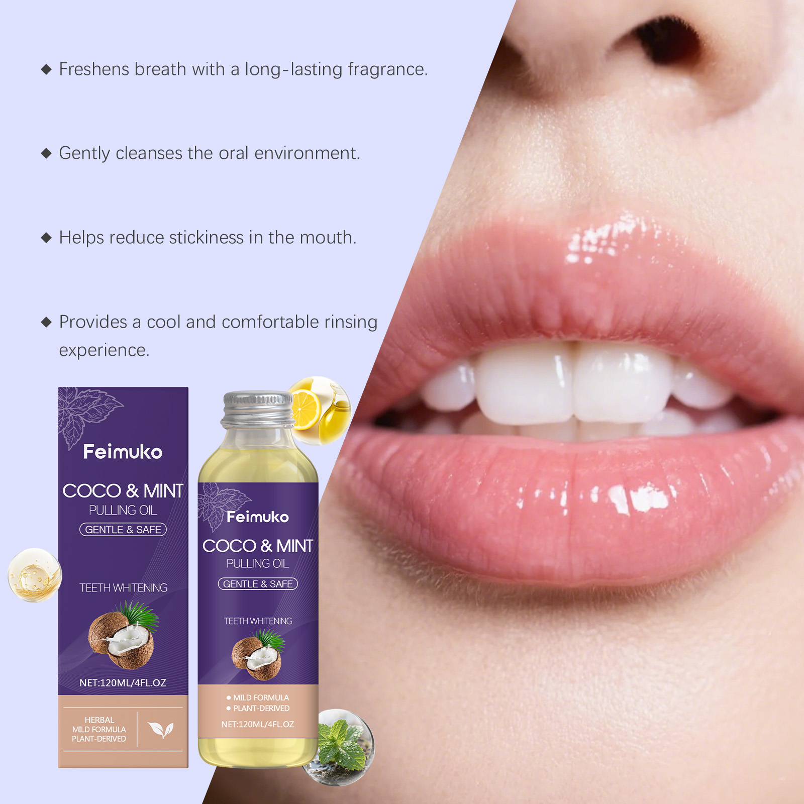Obat Kumur Minyak Kelapa Peppe - Teeth Whitening With Coconut Oil ulasan dan harga