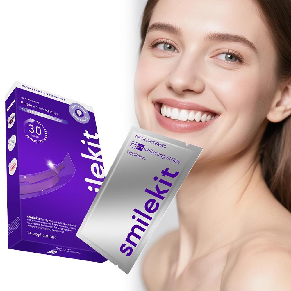  Strip Pemutih Gigi Smilekit  - Teeth Whitening Strips Crest ulasan dan harga