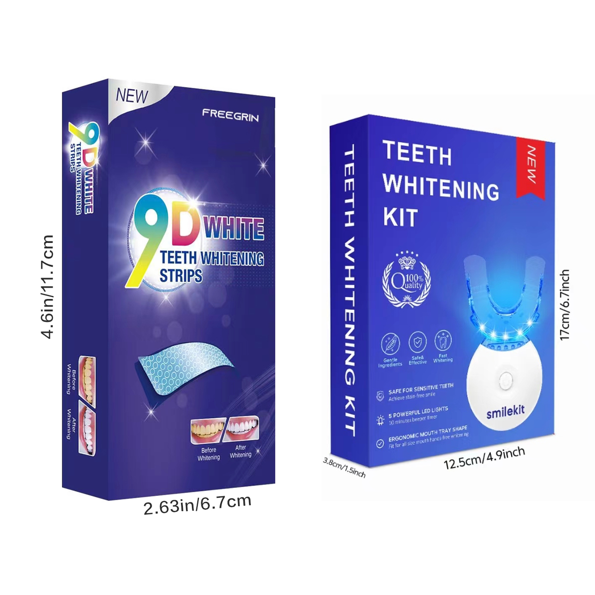 Kit pemutih gigi-5X lampu LED  - Teeth Whitening Groupon ulasan dan harga