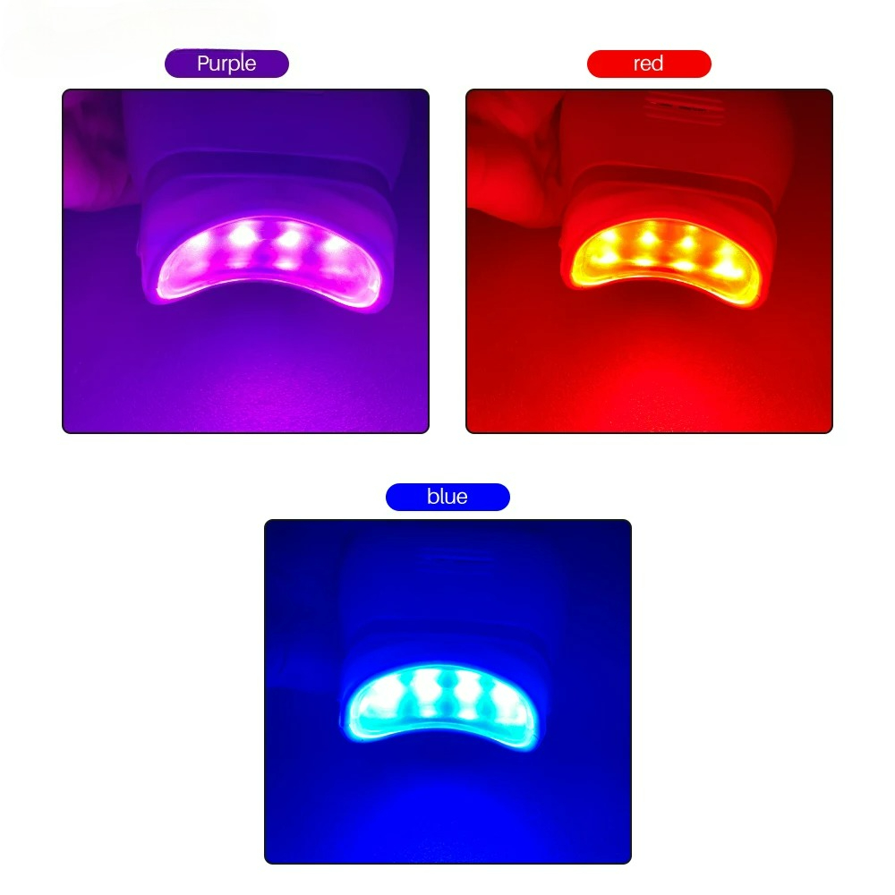 Lampu Pemutih Gigi LED 3 Warna - Teeth Whitening With Led Light ulasan dan harga