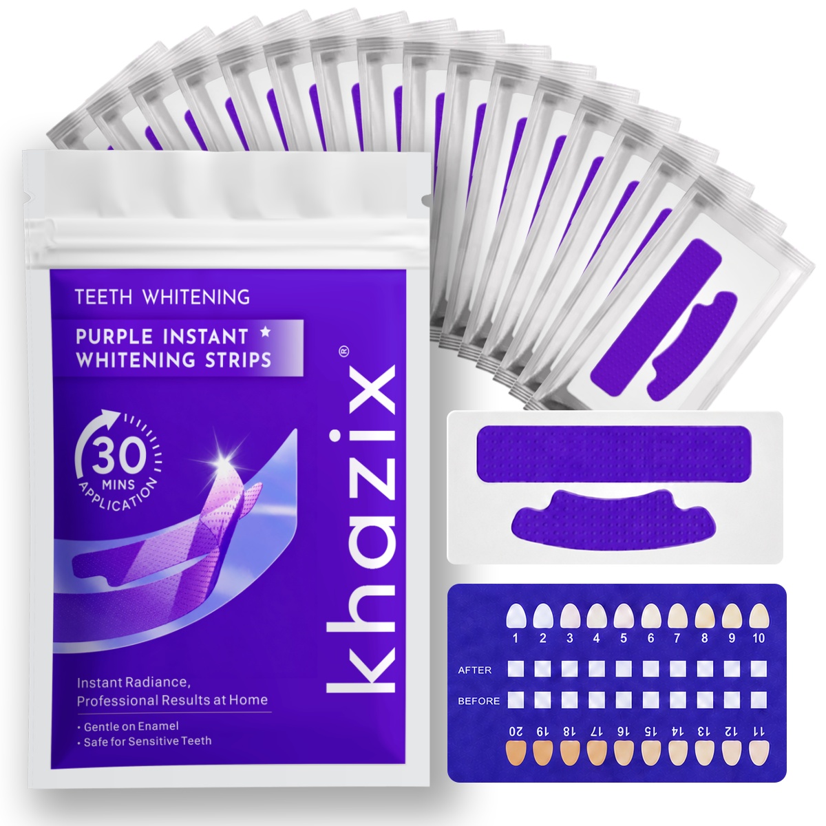 1/7 pasang Strip Pemutih Gigi  - Teeth Whitening Strips Crest ulasan dan harga