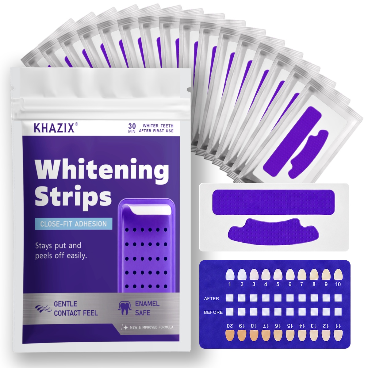 7PCS Strip Pemutih Gigi untuk  - Teeth Whitening Strips Crest ulasan dan harga